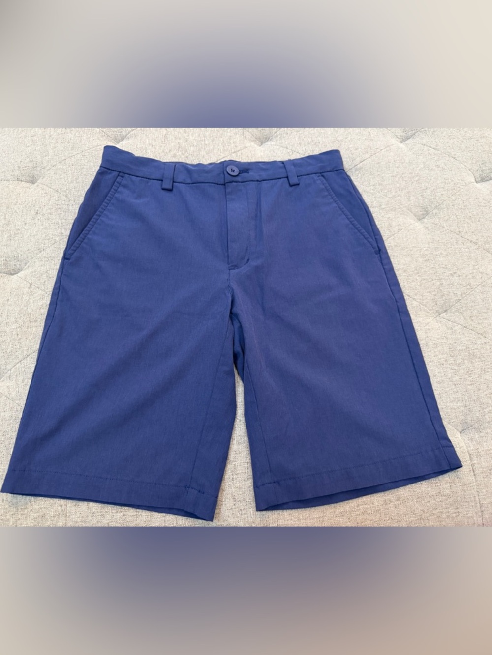 EUC VINEYARD VINES PERFORMANCE SHORTS NAVY BLUE SIZE 14 boys